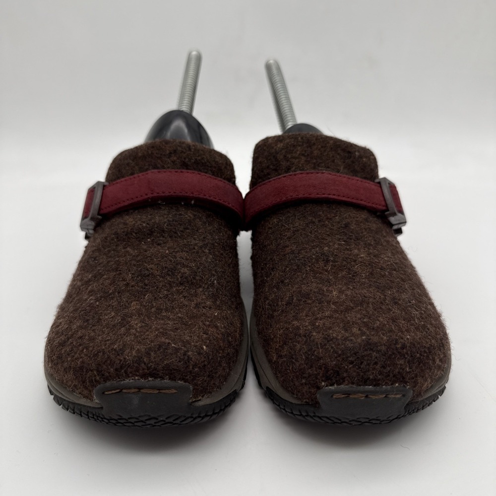 Merrell Encore Groove Mule Clog Shoes Size 6 Womens Earth Burgundy Brown Slip On - Picture 8 of 15